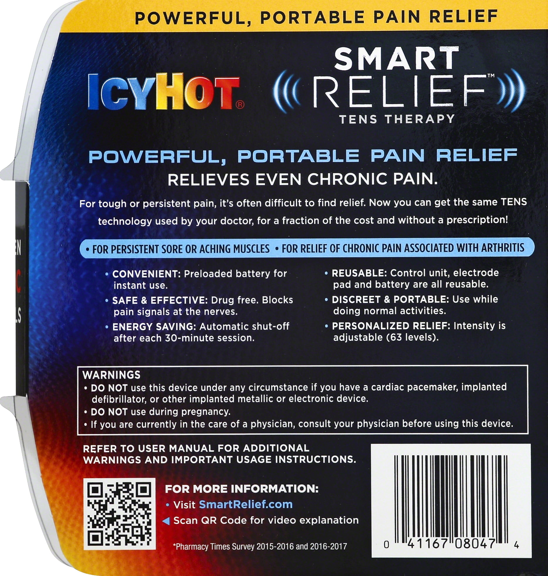 Icy Hot Smart Relief Knee and Shoulder TENS Therapy