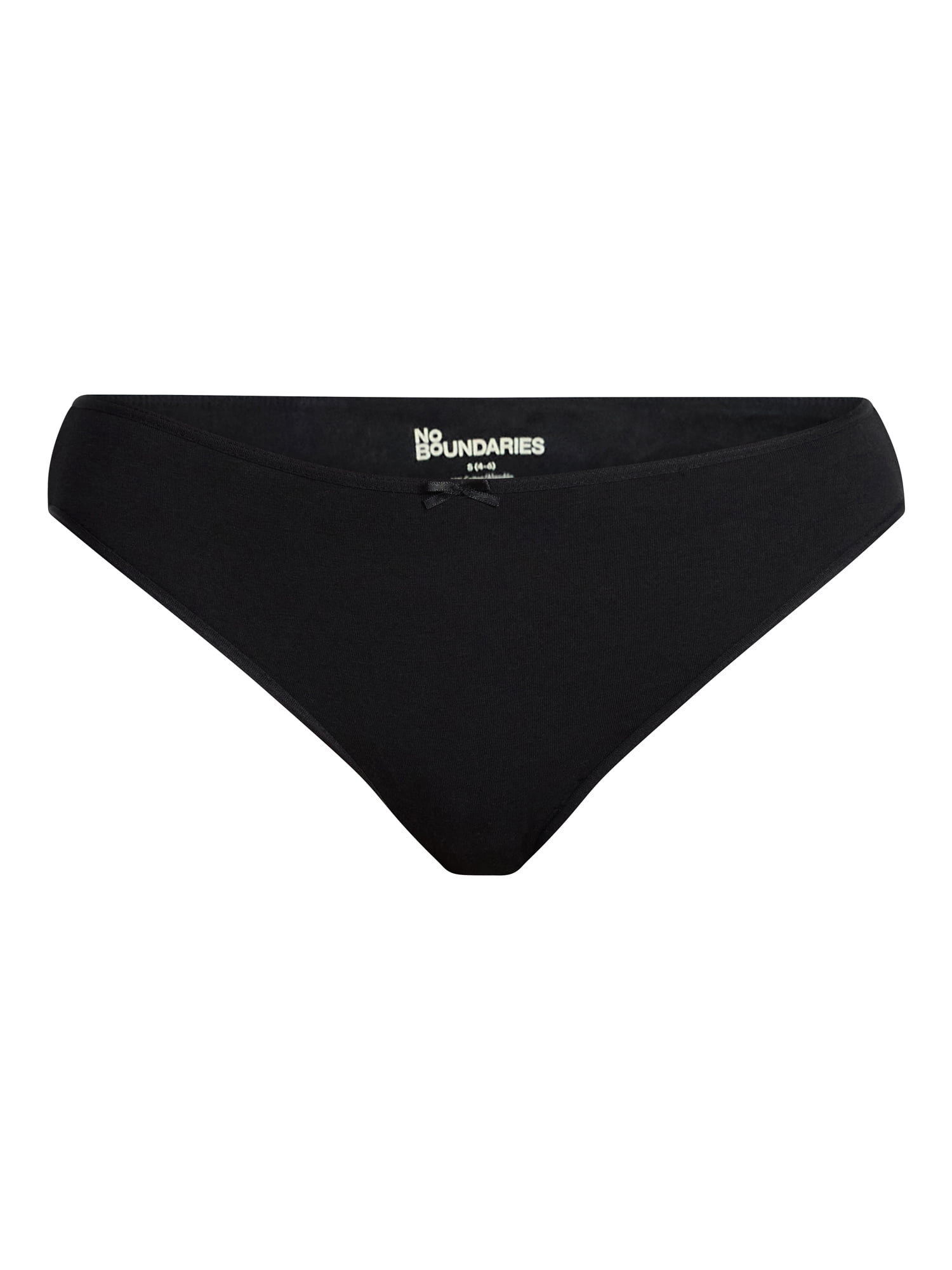 No Boundaries Cotton Blend Bikini Panties, Women's XS-XXXL