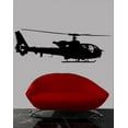 thumbnail image 2 of Wallhogs Haynes Silhouette Helicopter V Cutout Wall Decal, 2 of 2