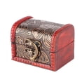 thumbnail image 2 of Caja de almacenamiento, aduana de madera retra del joyero del organizador de la joyería del almacenamiento de la joyería dirigida, 2 of 8