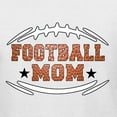thumbnail image 2 of Wild Bobby, Football Mom, Sports, Women Standard V-Neck Tee, White, Small, 2 of 4