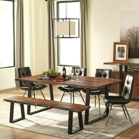 A Line Furniture Modern Artistic Designed Dining Set With Danish A Line Furniture Modern Artistic Designed Dining Set With Danish Style On Tufted Upholstered Chairs