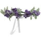 thumbnail image 3 of Diadema floral, tocado, simulación, guirnalda de flores de lavanda, corona, corona de pelo para festivales, fiestas, vacaciones, toma de fotos, 3 of 7