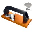 thumbnail image 1 of Outil de Menuiserie, Coupe Biseautée à 45° pour Cloison Sèche, 142*54*59mm, Alliage d'Aluminium, Prise Confortable, 1 of 8