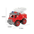 thumbnail image 2 of Car Children‘s Simulation Engineering Vehicle Green Disassembly And Assembly Sanitation Vehicle Boy Model Toy Car Screw Combination Gifts, 2 of 7