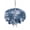 Navy Blue, variant on Outdoor Tablecloths with Umbrella Hole & Zipper, Navy Blue Ombre 60x60 Inch Square Tablecloths, Gradient Abstract Art Vintage Waterproof Table Cloth, Patio/Pool/Picnic Table Covers