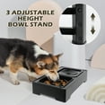 thumbnail image 6 of Taglory Elevated Dog Bowls with Slow Feeder, Adjust 4 Heights for Small Medium Large Dogs, Black, 6 of 8