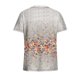 thumbnail image 5 of Puntoco Blusa de manga corta con cuello en V para mujer, uniforme con bolsillos estampados, blusa de enfermería Puntoco Puntoco-2319, 5 of 5