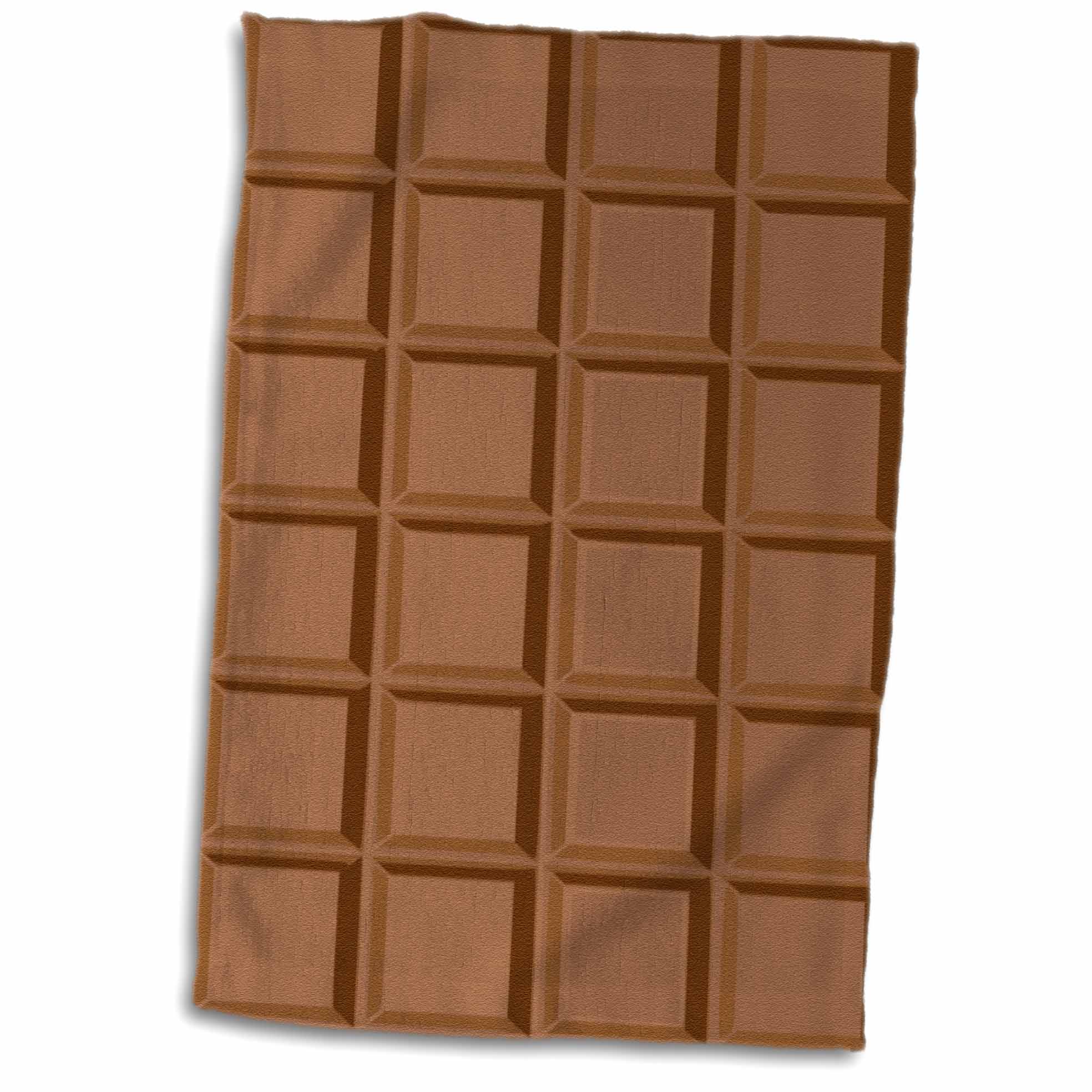 3dRose Fun Milk Chocolate Bar Squares Design for chocoholics and