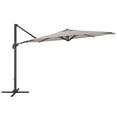 thumbnail image 1 of CorLiving 11.5ft Deluxe Durable Canopy Offset Titling & Rotating Patio Umbrella with Aluminum Frame, 1 of 9