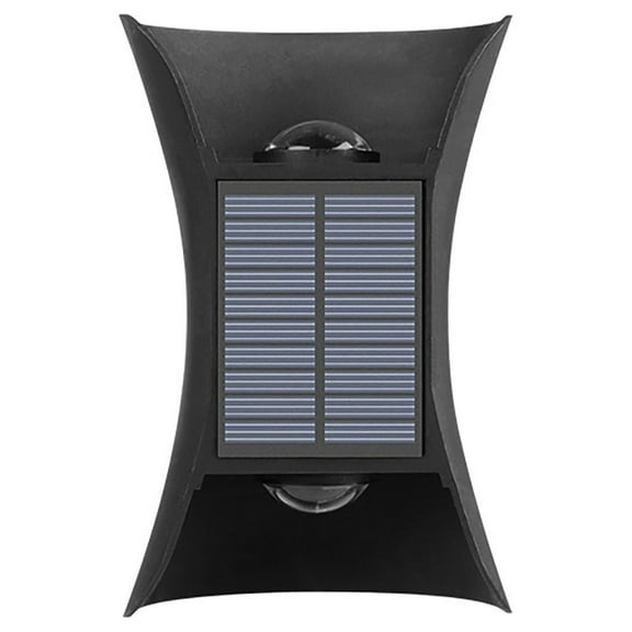 Solar Wall Lights, Up and Down Outdoor Lighting for Garden, Ip65 Waterproof Exterior Fixtures for House, Porch, Patio Modern Decor