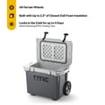 thumbnail image 3 of RTIC 22 QT Wheeled Hard-Sided Cooler, Fits 28 Cans or 6 Wine Bottles, Grey, 3 of 9