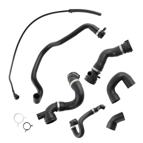 Radiator Coolant Water Hose Pipe Kit (7 Hoses) For BMW 2008-13 128i/2007-11 328i