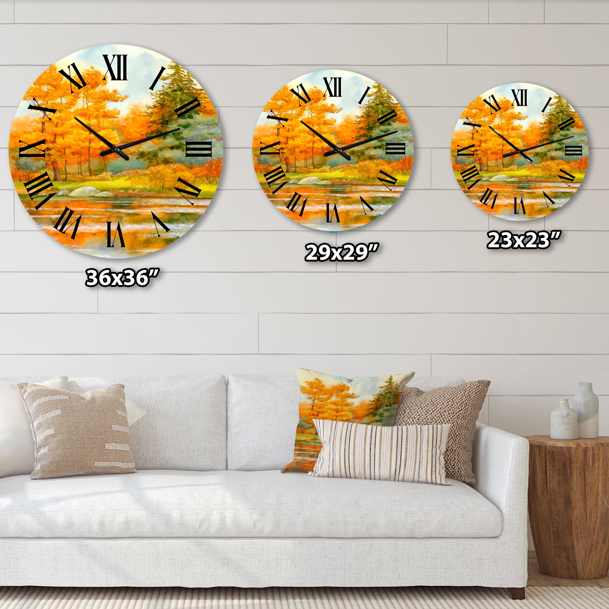 Designart 1 in Wall Clock