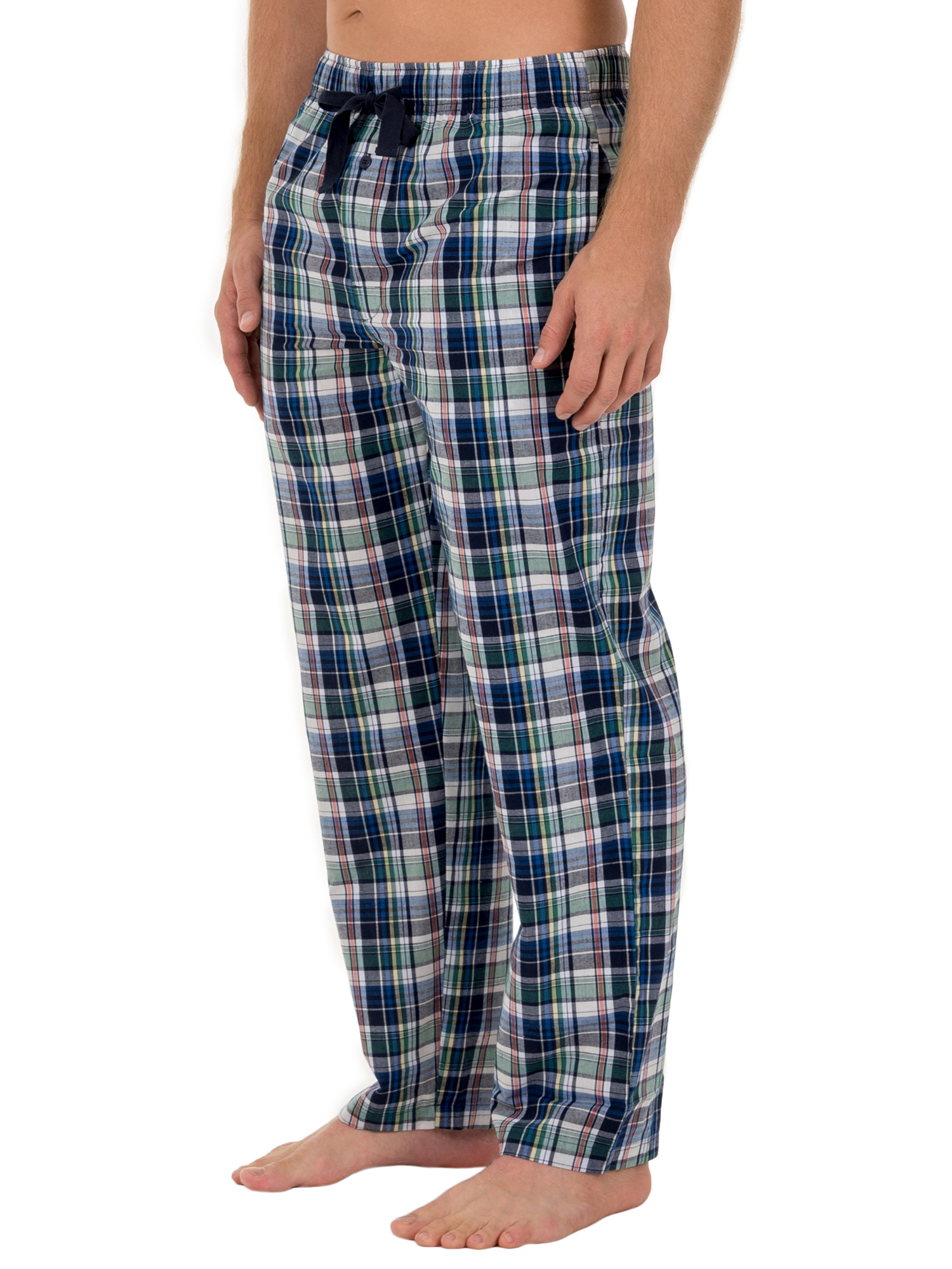 Fruit of the Loom Men's and Big Men's Microsanded Woven Plaid Pajama Pants, Sizes S-6XL & LT-3XLT - image 3 of 5
