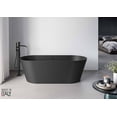 thumbnail image 4 of Ruvati USA RVB6750WH 67 in. Omnia epiStone Solid Surface Oval Freestanding Bath Tub, Matte White, 4 of 6