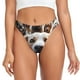 thumbnail image 1 of Fotbe Realistic Cute Puppy Tanga Sin Costuras para Mujer con Estampado – Panties Invisibles, Transpirables y Cómodos para Uso Diario-Large, 1 of 6