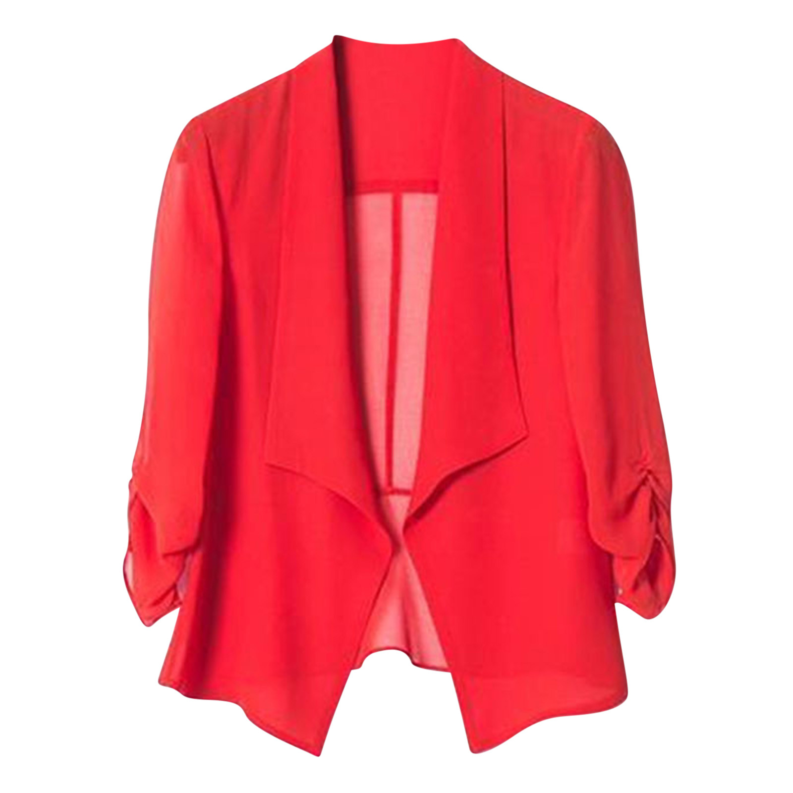 BYOIMUD Womens Chiffon Cardigans Open Front Sheer Cardigans For Evening