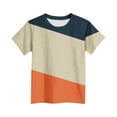 thumbnail image 4 of Maean Toddler Kids Tshirts Boys Summer Short Sleeve Casual Tee Color Trendy Loose Shirts Clothes, 4 of 4