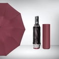 thumbnail image 4 of Milaget Travel Protection Parasol Folding Umbrella for Female Male Red, 4 of 9