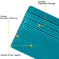 thumbnail image 4 of Tarjetero Fintie Slim, minimalista, de piel con bloqueo RFID, 4 of 7