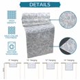 thumbnail image 6 of Light Blue Dandelion Table Runner - 120 Inch Long Spring Flowers Modern Minimalist Cotton and Linen Blended Dress Scarves Farmhouse Table Runner for Kitchen Dining, Coffee Table, 13" x 120", 6 of 8