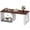 White, variant on GALAXHERO 47" 2-in-1 Coffee Table with Storage Tabletop Modern Center Table for Living Room, Balcony, Cat House, Cat Scratching Pad, Black