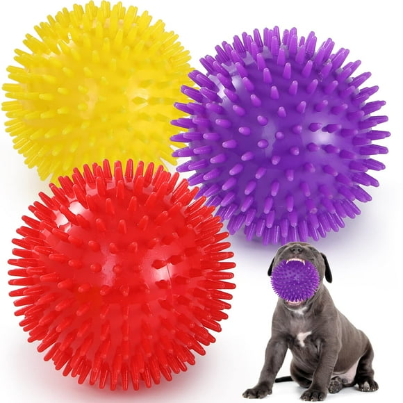 Pelotas de juguete VITEVER Heavy Duty Squeaky para perros medianos y grandes