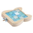 thumbnail image 3 of 2 Piezas Juguetes de de Hámster Soporte de Jaula Accesorios de Jaula de Juguete para Ratón Sunnimix Plataforma Hamster de madera, 3 of 8