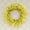 Yellow, variant on wtgtog Artificial Flower Leaf Wreath, Wall Window Door Hanging Home Wedding Decoration, Eco-Friendly Odourless Realistic Design, Versatile for Indoor Outdoor Party Festival Decor, Easy to Hang