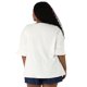 thumbnail image 5 of BluCon Volantes Cuello En V Mangas Fruncidas TalGrande PaMujer Blanco 3XL, 5 of 6