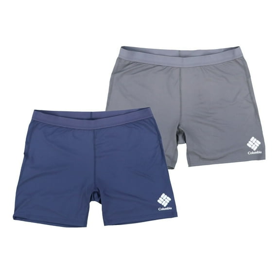 Columbia Womens Shorts Athletic Hike Bike Bottoms Stretch Comfort Solid Logo New