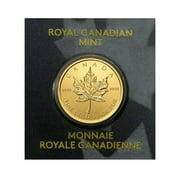 ROYAL CANADIAN MINT 1 Gram Canadian Gold Maples $.5 Coin .9999 Fine - Maplegram25 (Random Year)