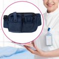 thumbnail image 6 of Nurse Fanny Pack, Multi Compartment Pocket Nursing Organizer Belt Bag, Apron Hip Bag Utility Waist Pack for Bandages Supplies Deep Blue, 6 of 10
