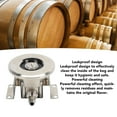 thumbnail image 3 of Beer Barrel Cleaning Adapter, Reusable Portable Stainless Steel Safe Beer Keg Coupler Cleaning Adapter  for Home, 3 of 7