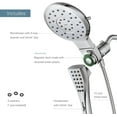 thumbnail image 4 of Moen 220C3EPBL Verso Multi Function Hand Shower in Matte Black, 4 of 6
