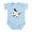 Sky Blue, variant on CafePress - Cow2 Body Suit - Baby Light Bodysuit, Size Newborn - 24 Months