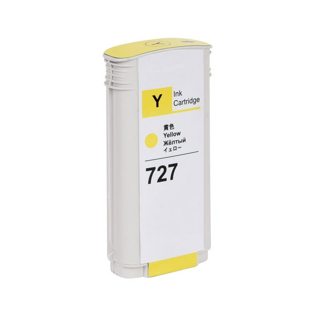 Compatible HP 727 (B3P21A) 130ml Yellow Ink Cartridge By Superink