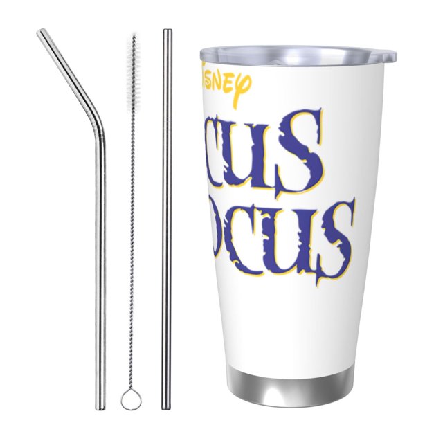Vaso de 20 oz Hocus Pocus, taza de viaje para café con aislamiento al vacío de acero inoxidable, taza de café, taza de viaje con tapa, taza térmica para exteriores