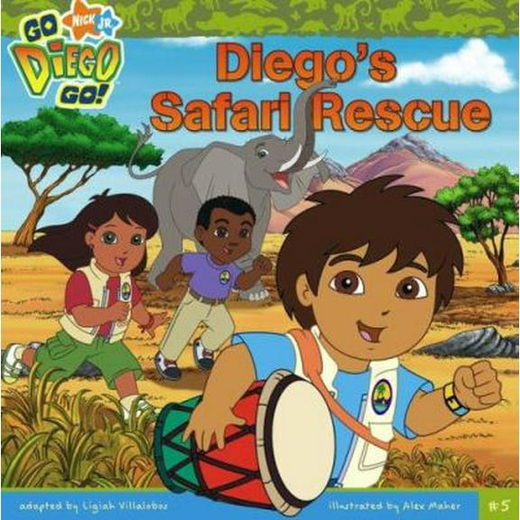 Pre-Owned Diego's Safari Rescue (Go Diego Go!) (Paperback) 1416938184 9781416938187