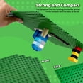 thumbnail image 5 of 4 Pack Classic Building Base Plates, 10" x 10" (32x32 Studs) Boards to Build on, Baseplates for Bricks, Compatible with All Major Brands, Green, 5 of 6
