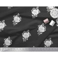 thumbnail image 3 of Soimoi Cotton Duck Fabric Leaves & Floral Block Print Fabric by The Yard 42 Inch Wide, 3 of 3