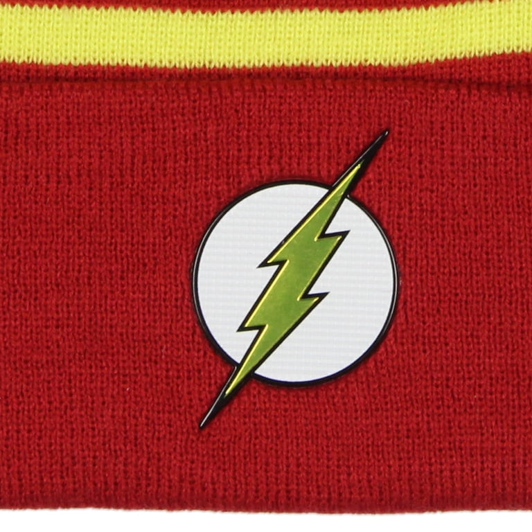 DC Comics Bombshell Beanie - Sublimated Cuff With Pom, Licensed Official Cap (One Size Fits Most)