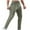 Green, variant on Men's Quick Dry Lightweight Nylon Mix Pants Loose Fit Breathable Stretch Summer Hiking Travel Beach Casual Outdoor Pants