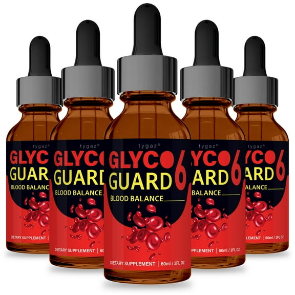 (5 pack) GlycoGuard 6 - Glyco Guard 6 Liquid Supplement