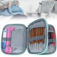 thumbnail image 2 of Delaman Crochet Hooks Set TPR Crochet Hooks Set DIY Craft Knitting Needles Stitching Weaving Tool Kit with Storage Case Sewing Accessories, 2 of 8