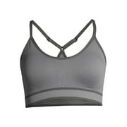 Avia Women’s Low Support Seamless Cami Sports Bra, 2-Pack, Sizes S-L