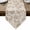 Brown, variant on Sage Green Spring Floral Table Runner Linen Burlap Table Runner 108 Inches Long Retro Summer Botanical Farmhouse Dresser Scarves for Kitchen Island Coffee Dining Party Wedding Holiday Decor 13"x108"