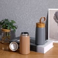 thumbnail image 3 of Virwir Wood Grain Double Wall Thermos Cup 304 Stainless Steel Vaccum Flask Outdoor Portable Water Cup Mini Vacuum Water Bottle, 3 of 17
