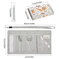 thumbnail image 3 of JIALIOU Nylon Trifold Card Wallet with ID Window Zipper Pocket for Men Women Teen Baseball Bats Soccer Basketball, 3 of 7